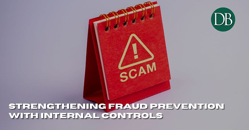 Strengthening Fraud Prevention with Internal Controls
