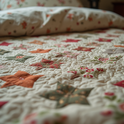 Unearthing Beauty: Crafting a Cozy Quilt from Seasonal Fabric Scraps