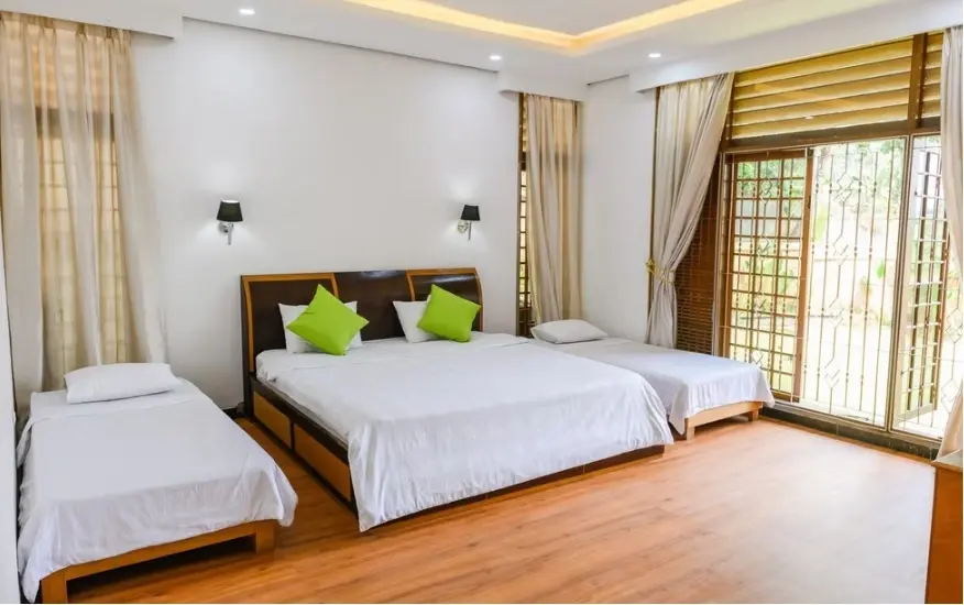kamar villa bango puncak bogor
