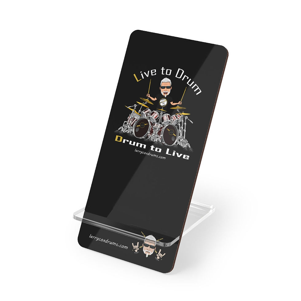 Thumbnail: Live to Drum - Drum to Live Cell Phone Stand