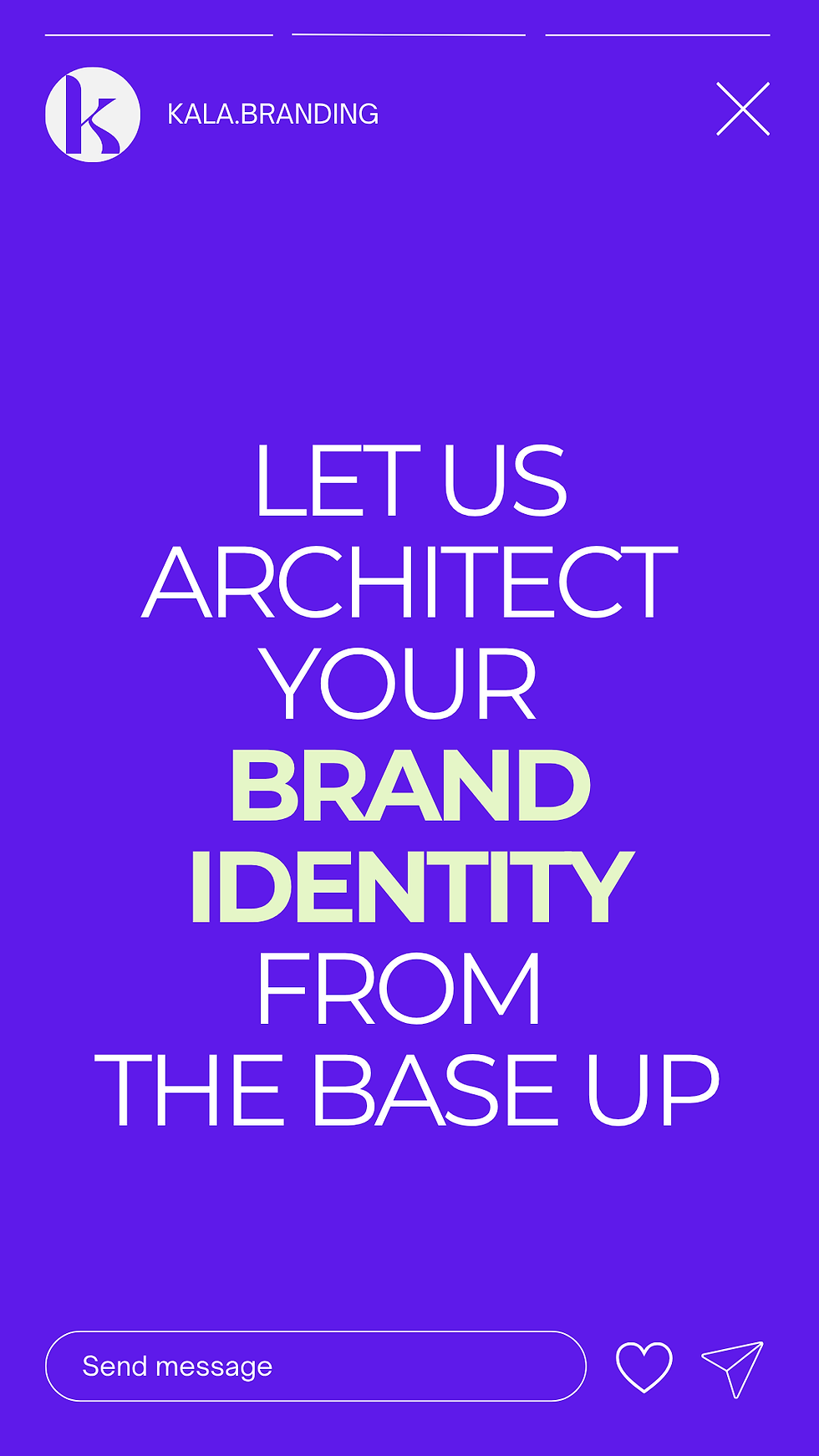 we architect your brand identity