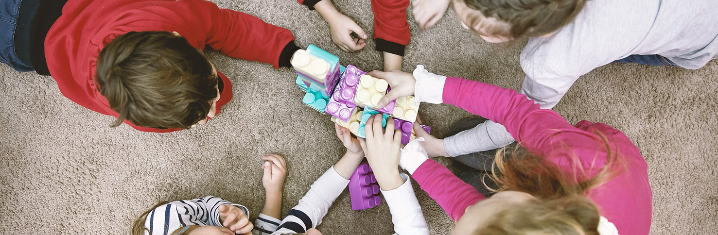 Top View of Kids Playing
