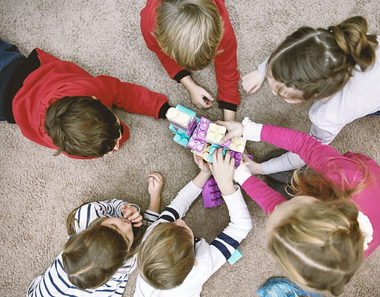 Top View of Kids Playing