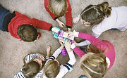 Top View of Kids Playing
