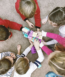 Top View of Kids Playing