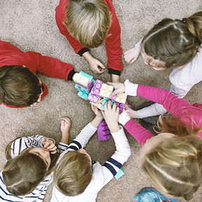 Top View of Kids Playing