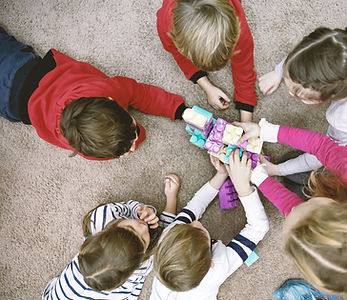 Top View of Kids Playing