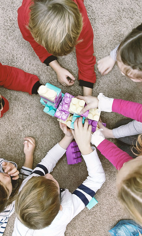 Top View of Kids Playing