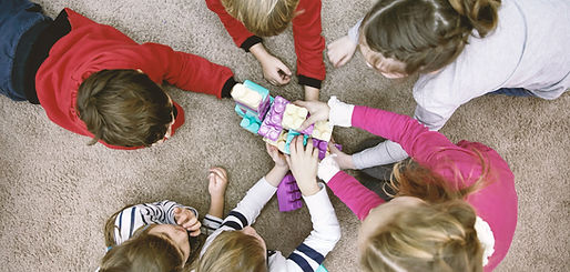 Top View of Kids Playing