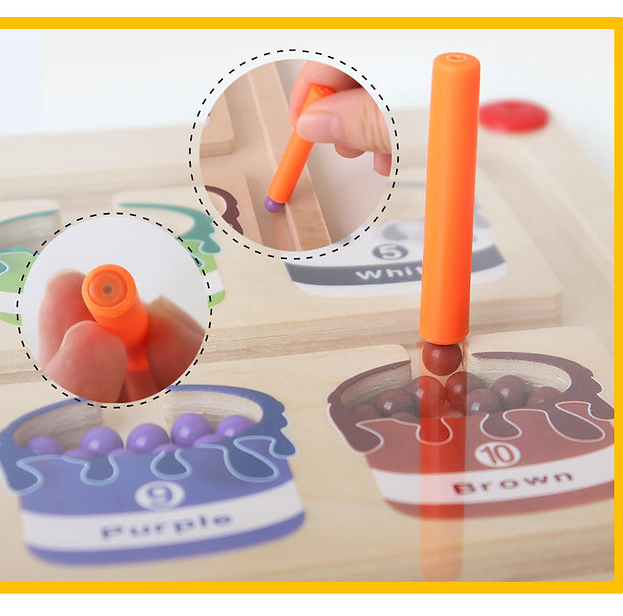 Montessori Math Magnetic Maze