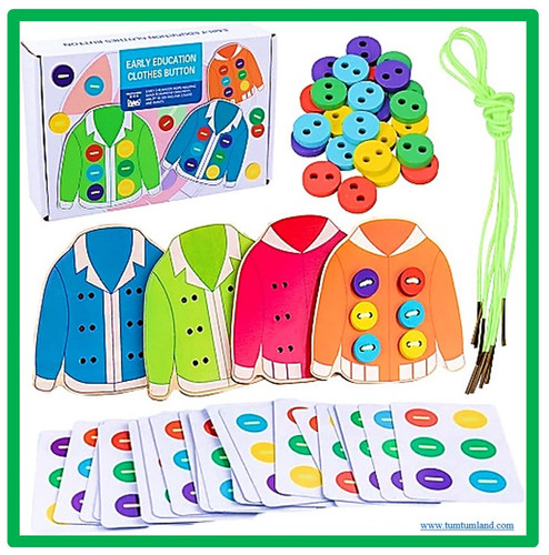 Clothes Buttons Threading Game | Tumtum Land
