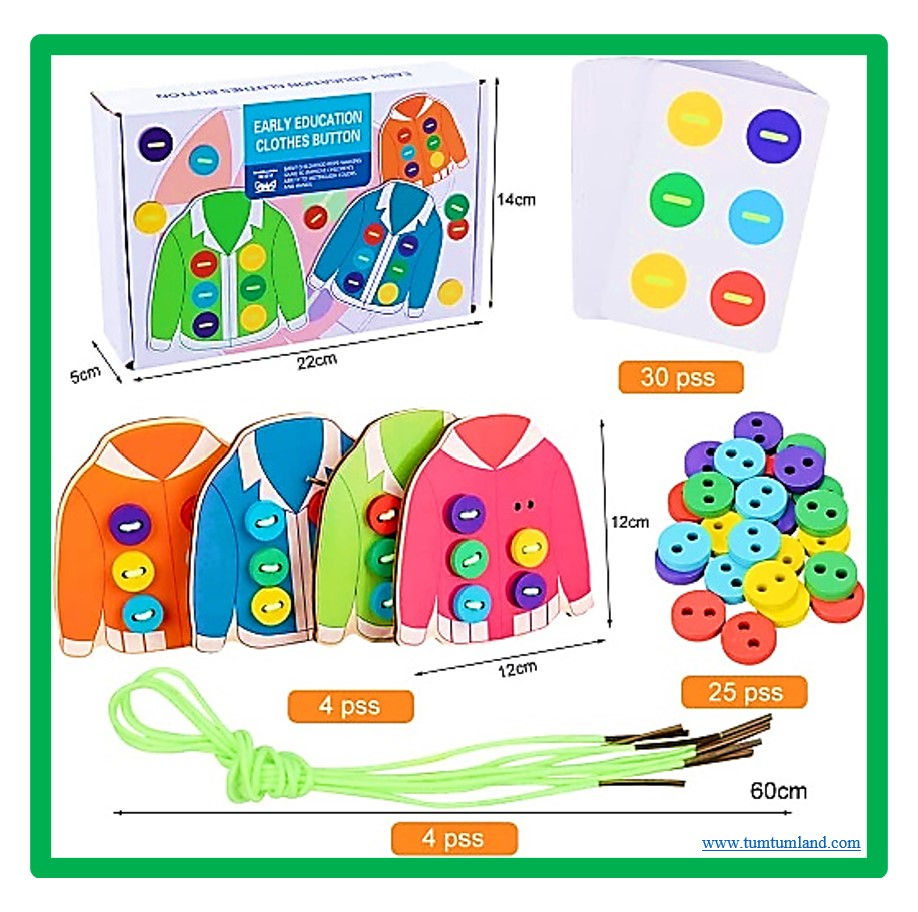 Thumbnail: Clothes Buttons Threading Game