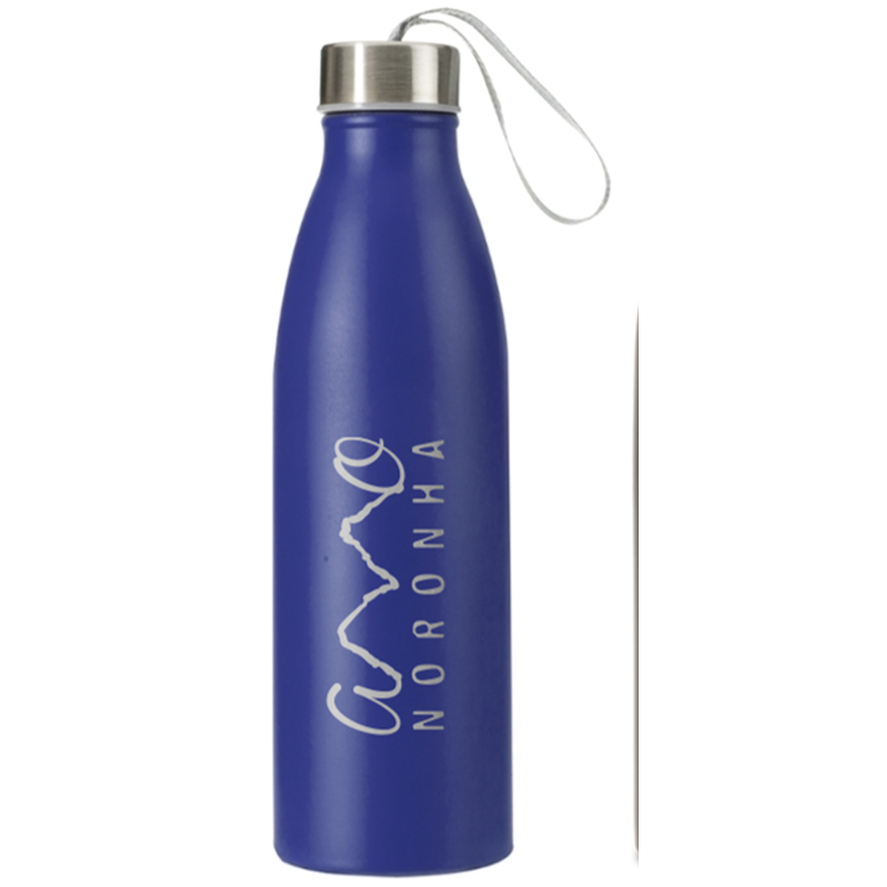 4179 - Garrafa Inox 750ml Azul Marinho
