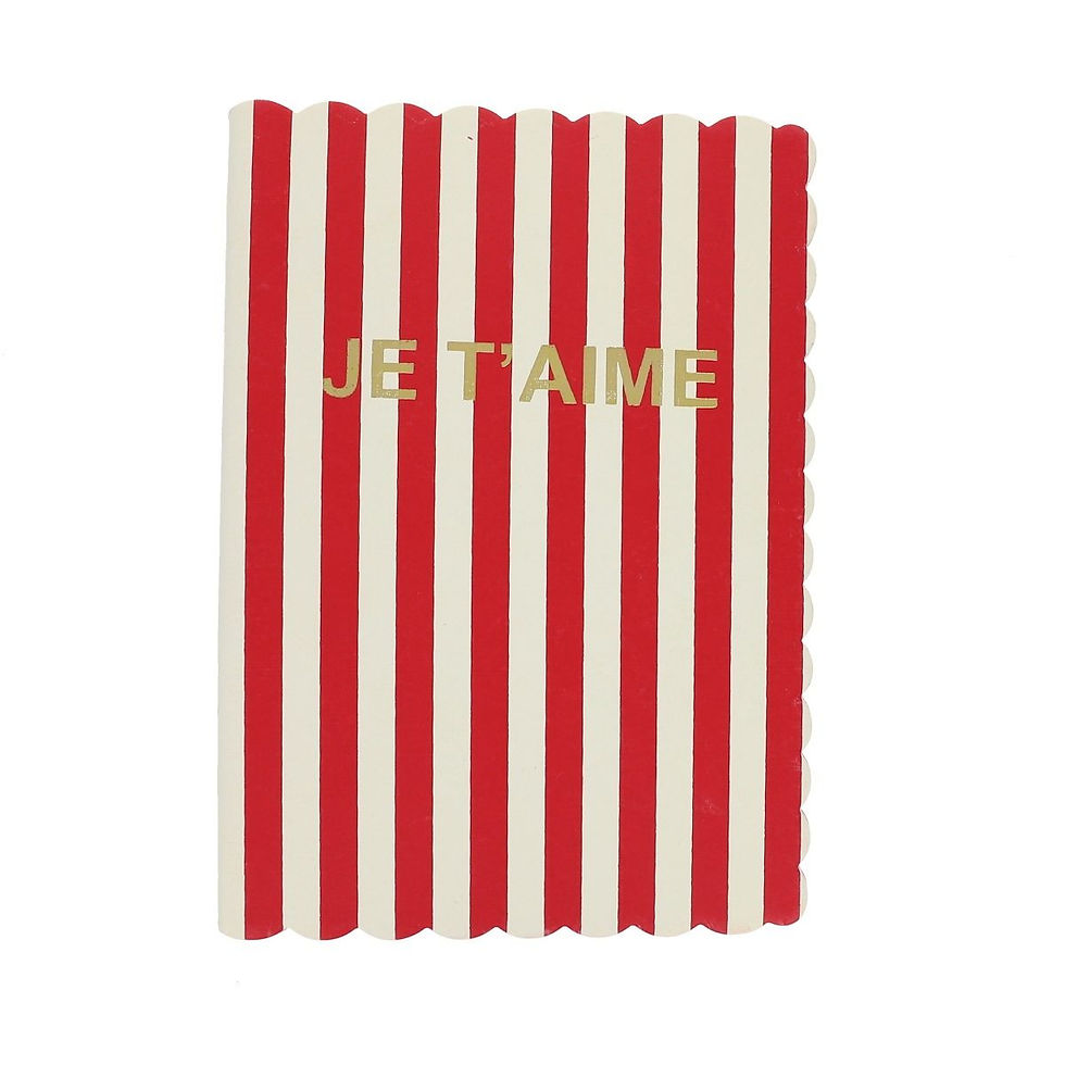 Carnet de notes "Je t'aime" Le Petit Souk
