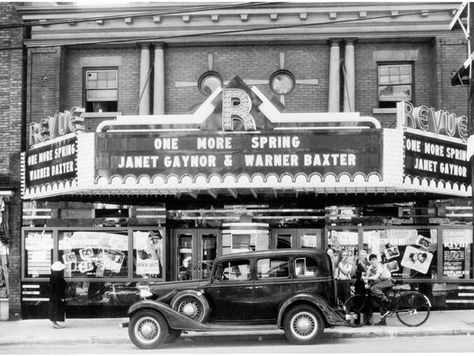 An image of the Revue Cinema in 1936.