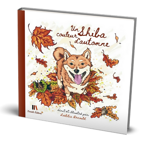 Un shiba couleur d'automne
