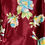 Thumbnail: Maroon Floral Crepe Silk Saree