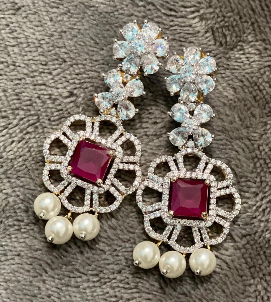 Thumbnail: Maroon Beads Choker Set