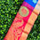 Thumbnail: Venkatagiri Khadi Pattu Saree Blue & Pink