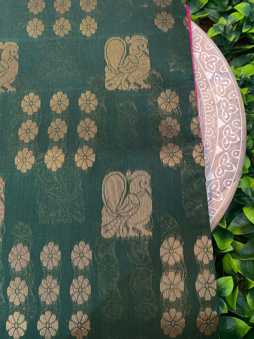Thumbnail: Green Handloom Saree 