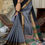 Thumbnail: SOLD Traditional Narayanpet Grey Cotton Saree