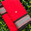 Thumbnail: Red Paithni Silk Cotton with Black Border Saree