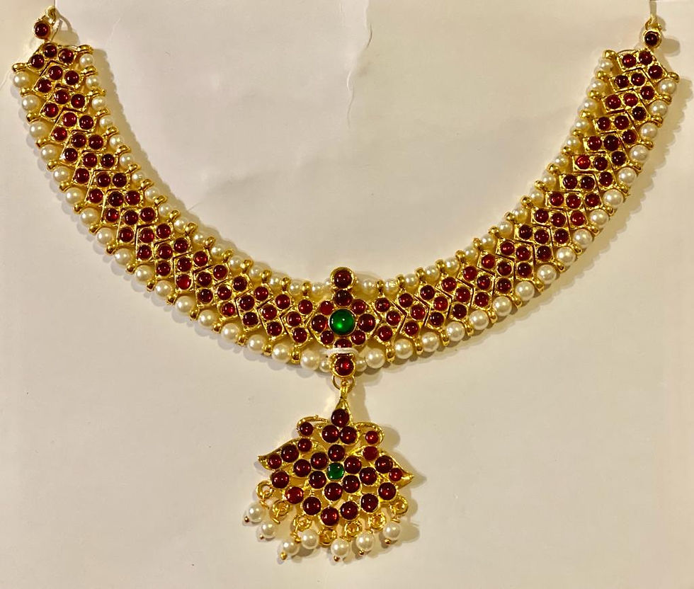 Thumbnail: Bharatanatyam Temple Jewelry