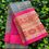 Thumbnail: Grey Kuppadam Pattu Saree with Pink Border