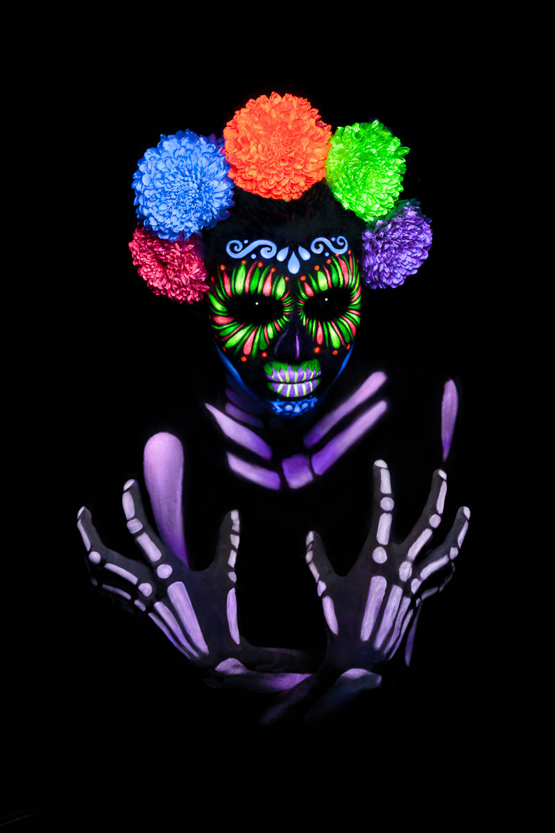 "La Calavera Catrina" Catrina Neon