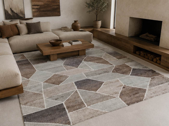 ALFOMBRA MODERNA GEO VINTAGE 6895