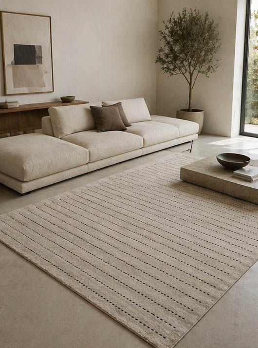 ALFOMBRA MODERNA RAYAS 6646