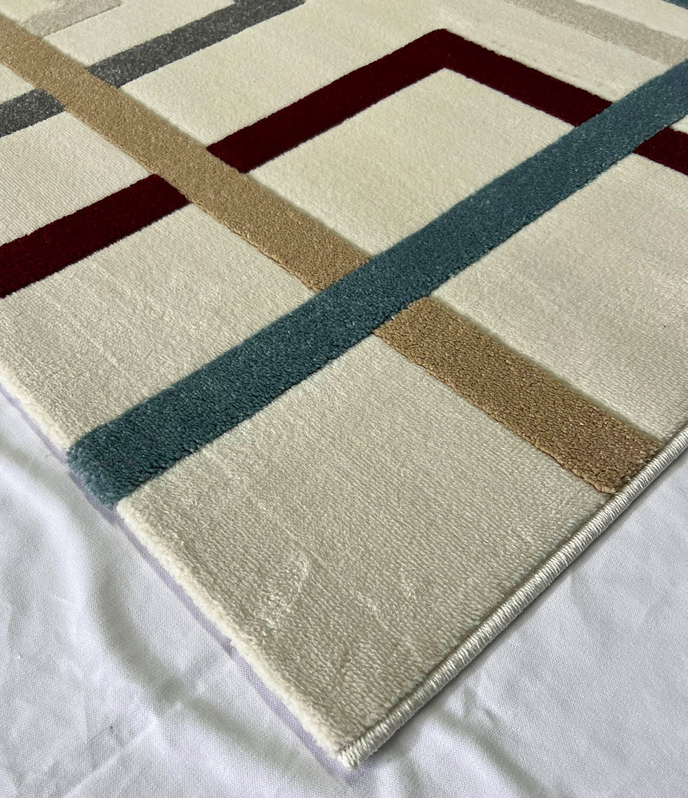 Miniatura: ALFOMBRA MODERNA LINEAS SUAVE 6486