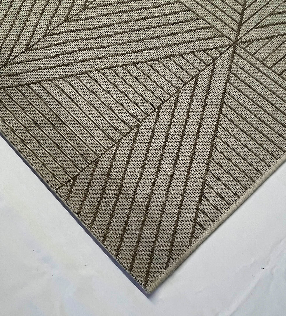 Miniatura: ALFOMBRA MODERNA RUSTICA SIMIL YUTE 6421