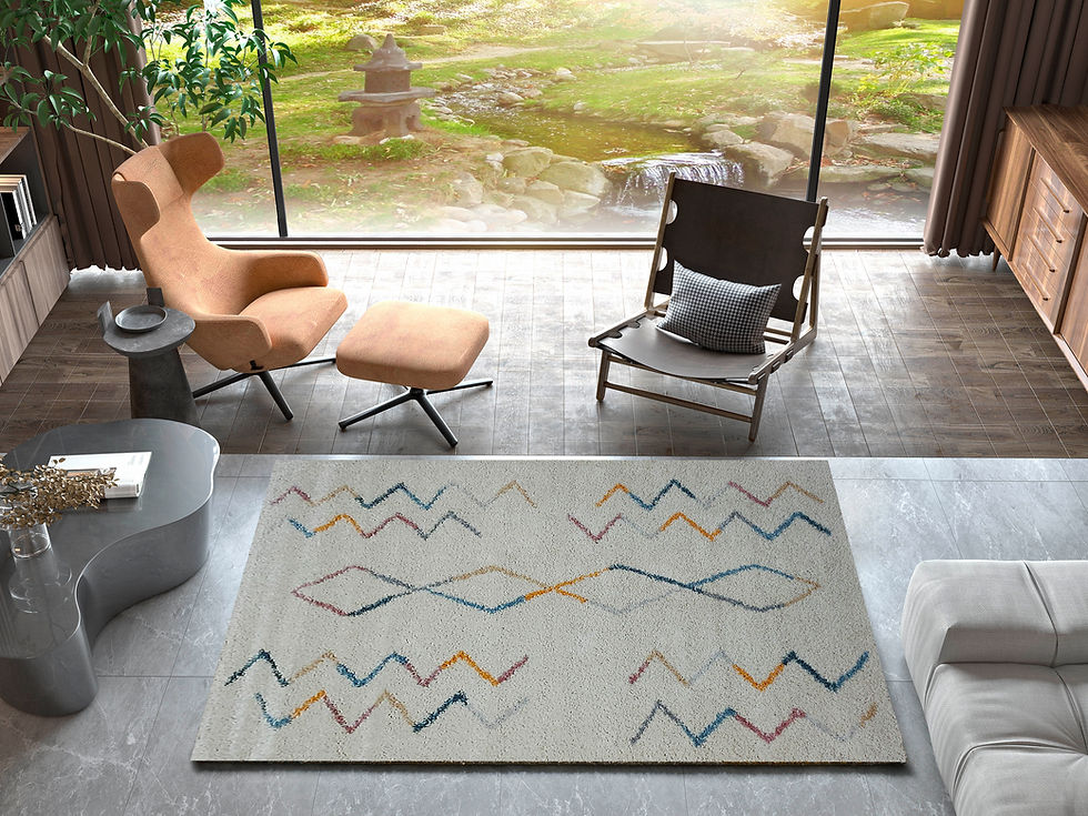 ALFOMBRA MODERNA LINEAS INCAICO 5235