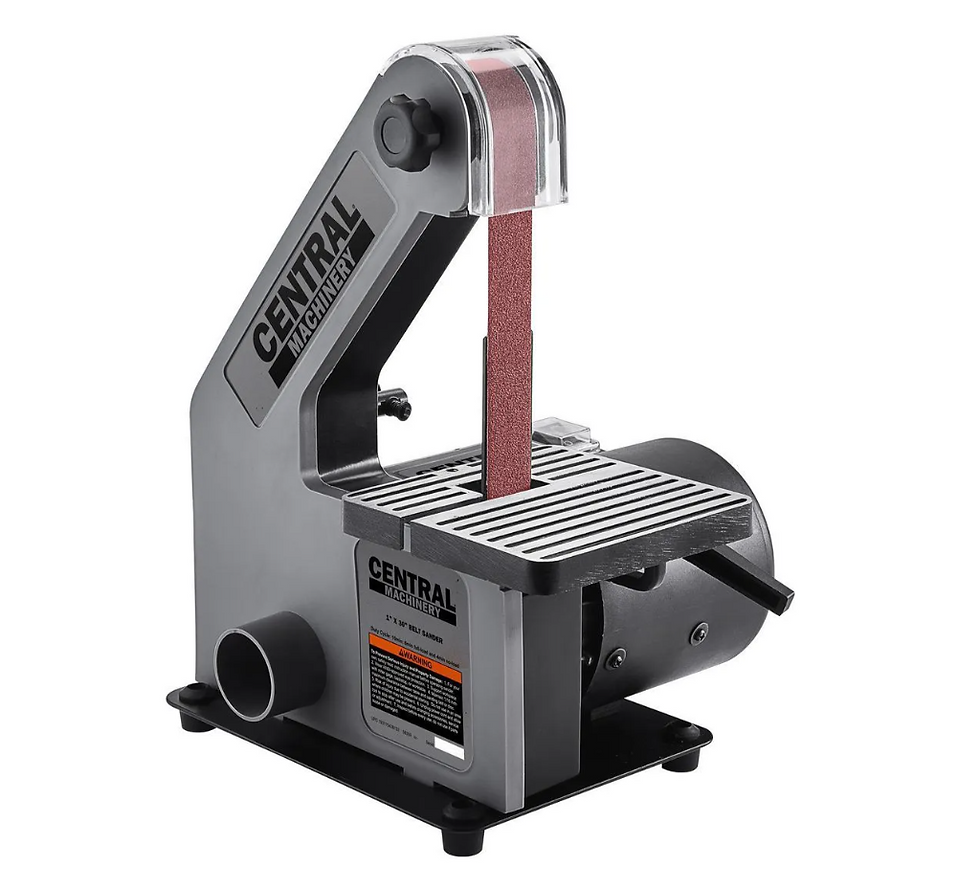 Central Machinery  1 in. x 30 in. Belt Sander HIGH SPEED for sharpening