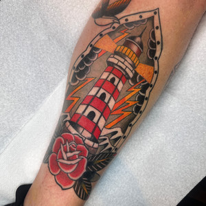 Lighthouse Tattoo Custom 
