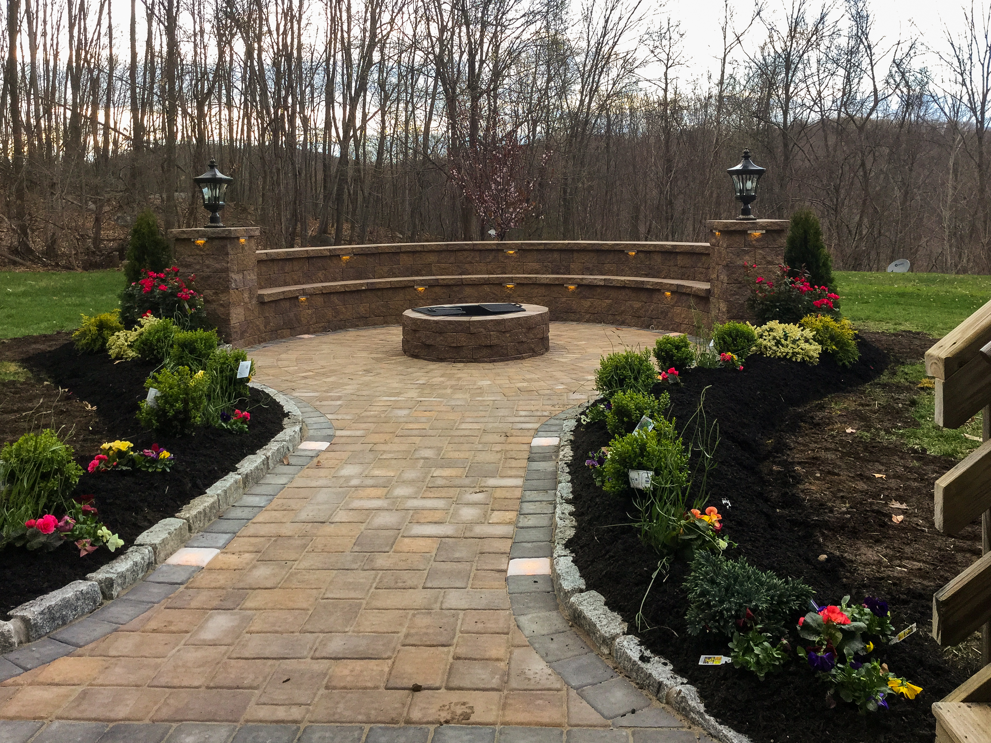 Patio & fire pit