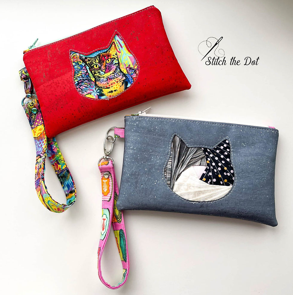 Thumbnail: Willowherb Wristlet Cat Template