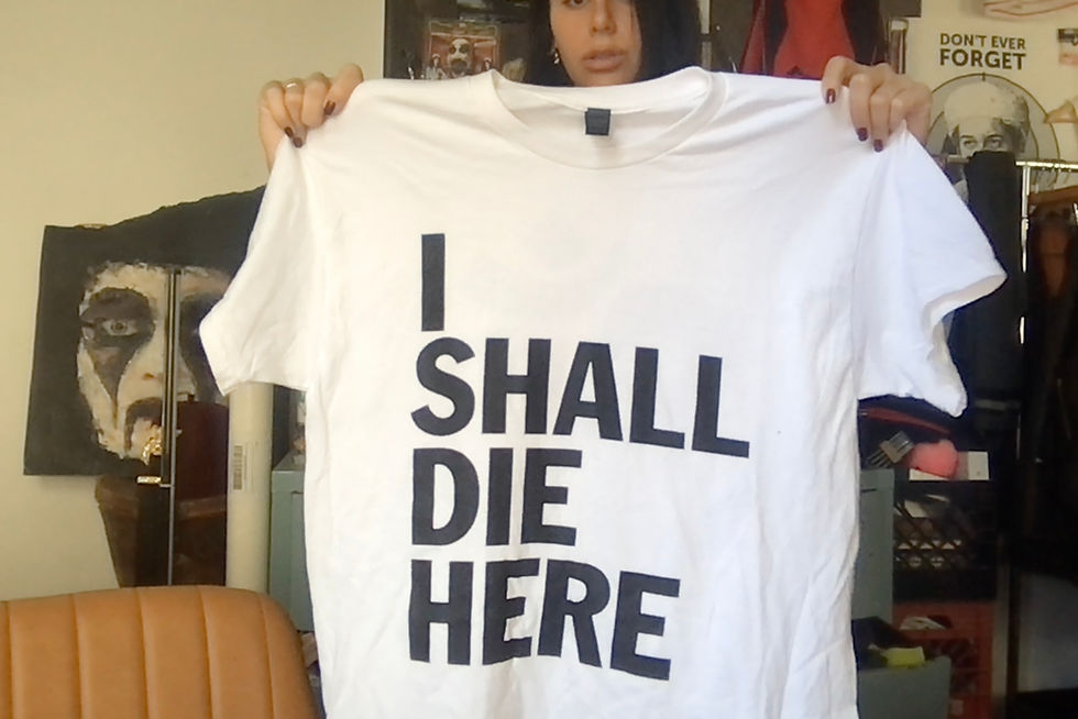 Thumbnail: Die Here Om tee