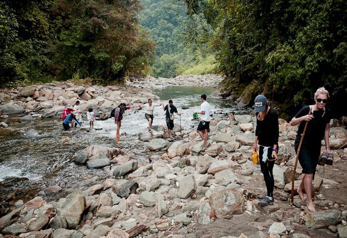 travesía por el río