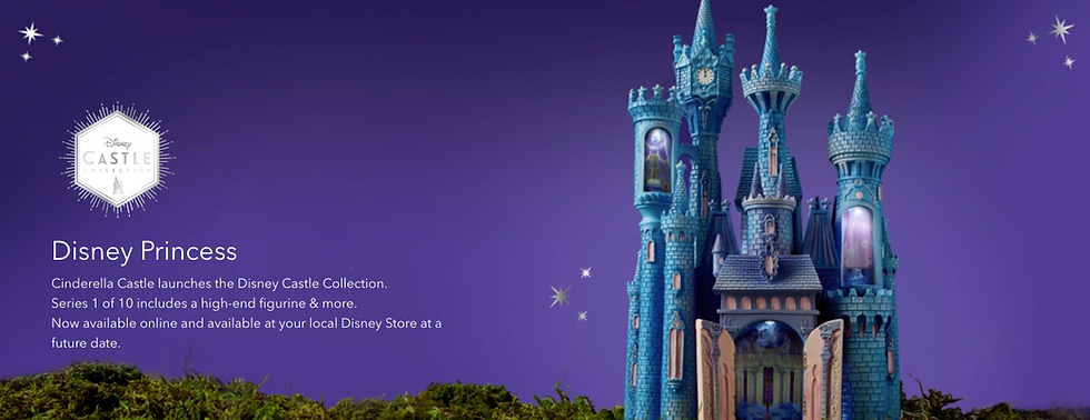 disney castle collection, cinderella's castle