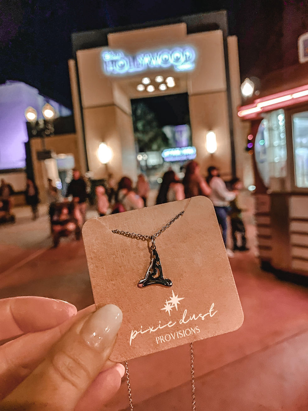 Thumbnail: magical mouse necklace in silver in hollywood studios