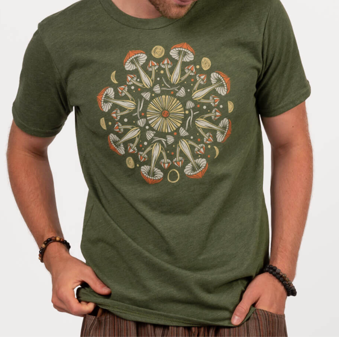 Mushroom Mandala Tee-Shirt