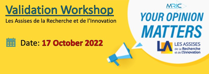 Les Assises de la Recherche et de l'Innovation