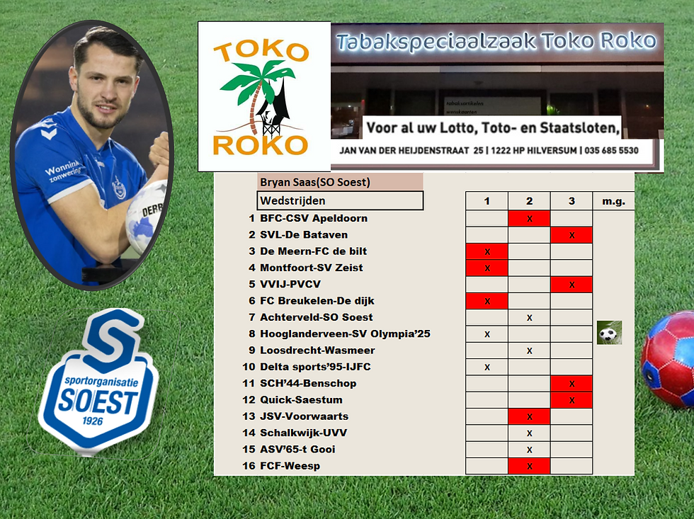 25e week TOKO ROKO toto 25.