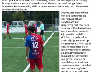 Amir al Jinabi(CDW), ster van de week 11