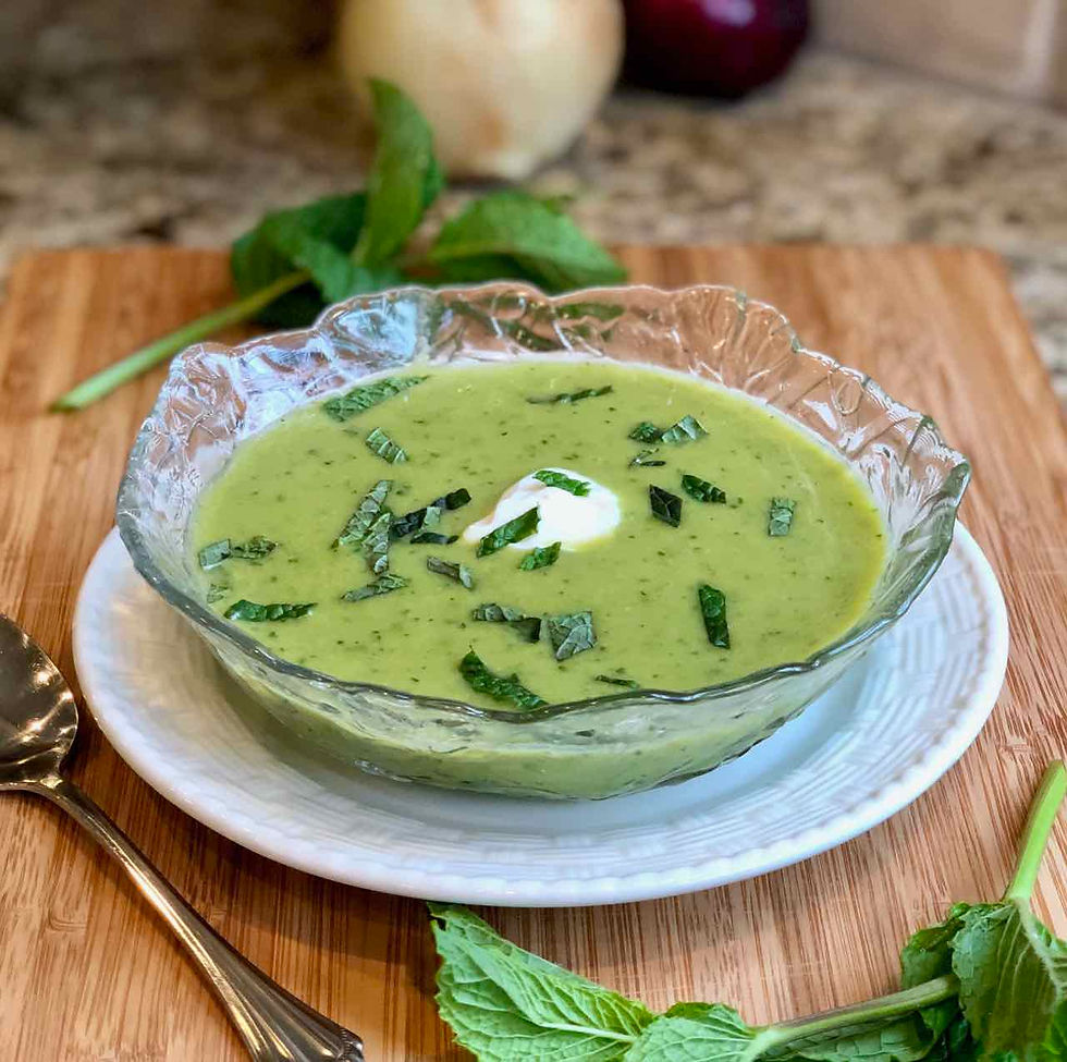 GARDEN-FRESH PEA SOUP