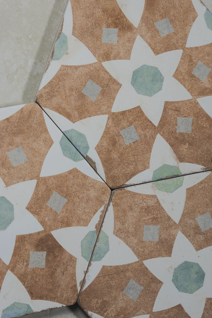 CARREAU CIMENT ALHAMBRA YASMINA 21 X 25 CM