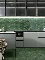 Carrelage Zellige Amb 02 Hope vert olive pour crédence de cuisine, style moderne et décoratif