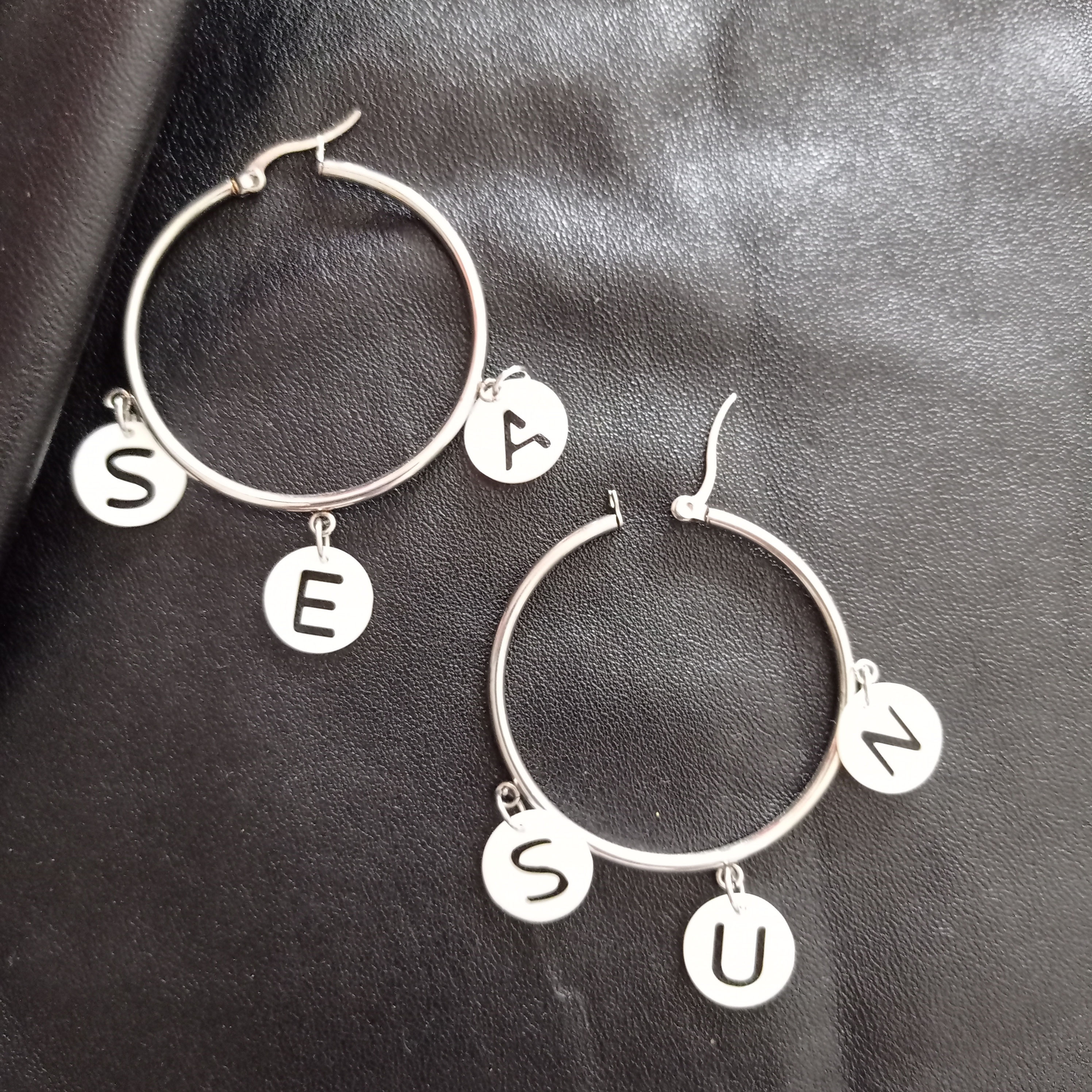 Créoles argentées SEA SUN